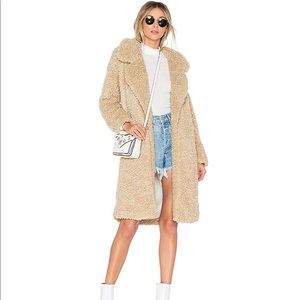 Violet Teddy bear Coat